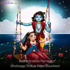 Radhe Krishna Morning Whatsapp Status Video Download