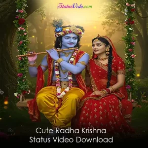 Cute Radha Krishna Status Video Download