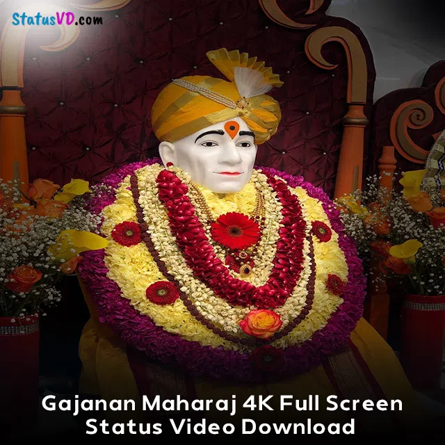 Gajanan Maharaj 4K Full Screen Status Video Download