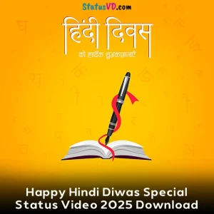 Happy Hindi Diwas Special Status Video 2025 Download