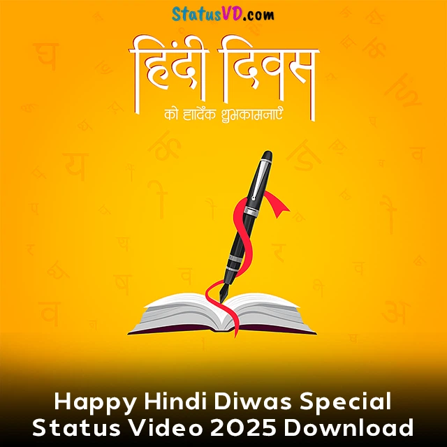 Happy Hindi Diwas Special Status Video 2025 Download