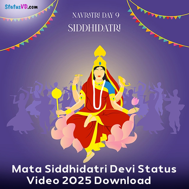 Mata Siddhidatri Devi Status Video 2025 Download