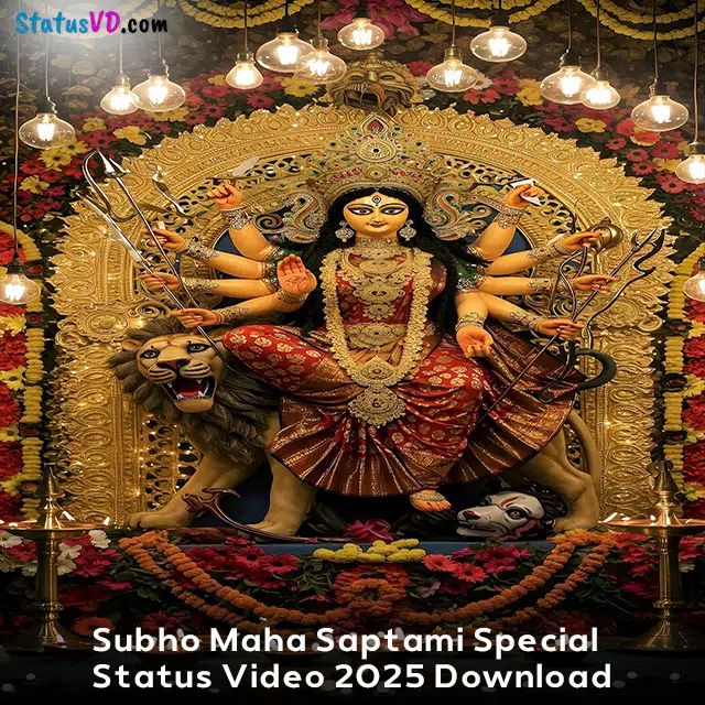 Subho Maha Saptami Special Status Video 2025 Download