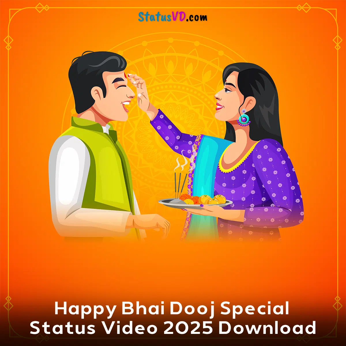 Happy Bhai Dooj Special Status Video 2025 Download