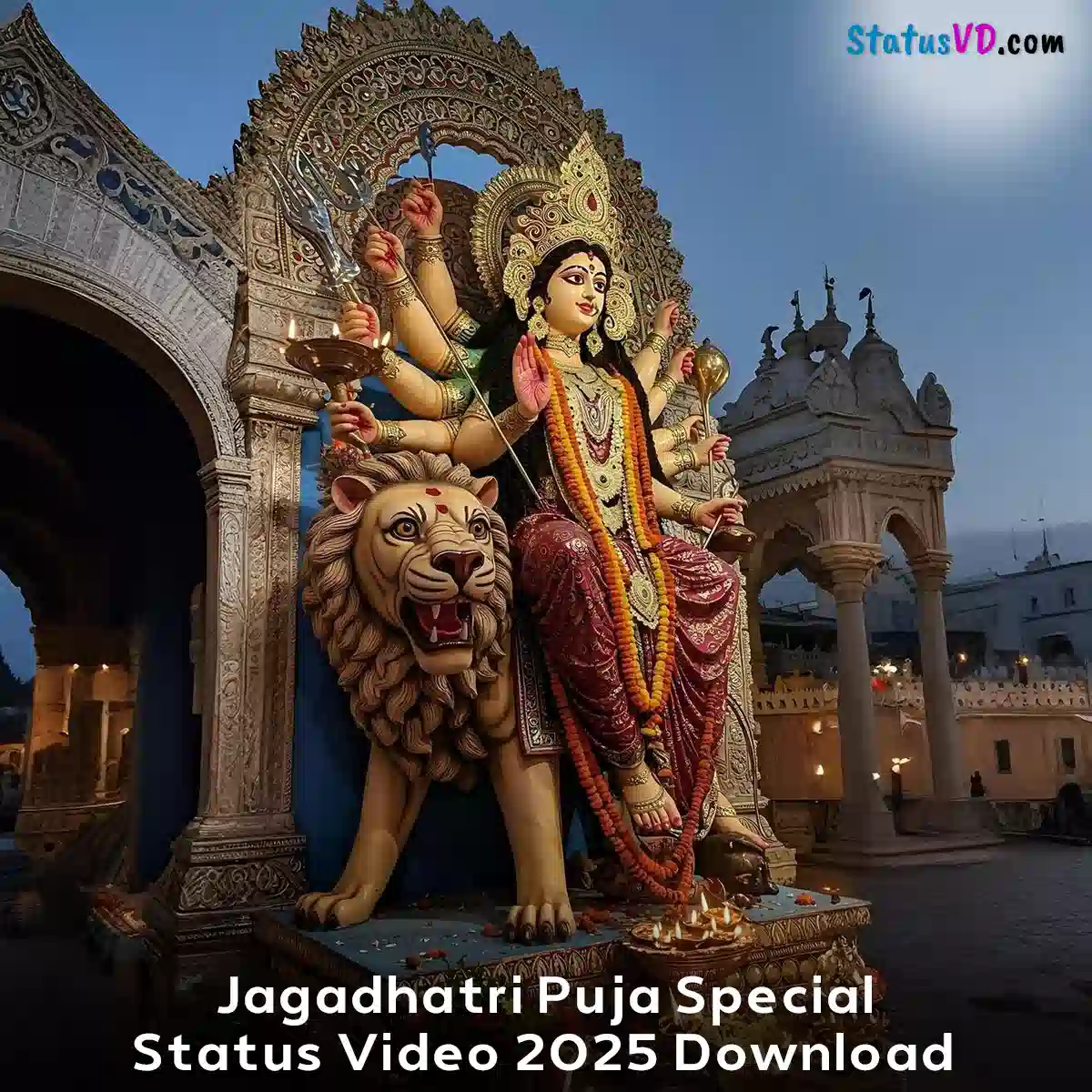 Jagadhatri Puja Special Status Video 2025 Download